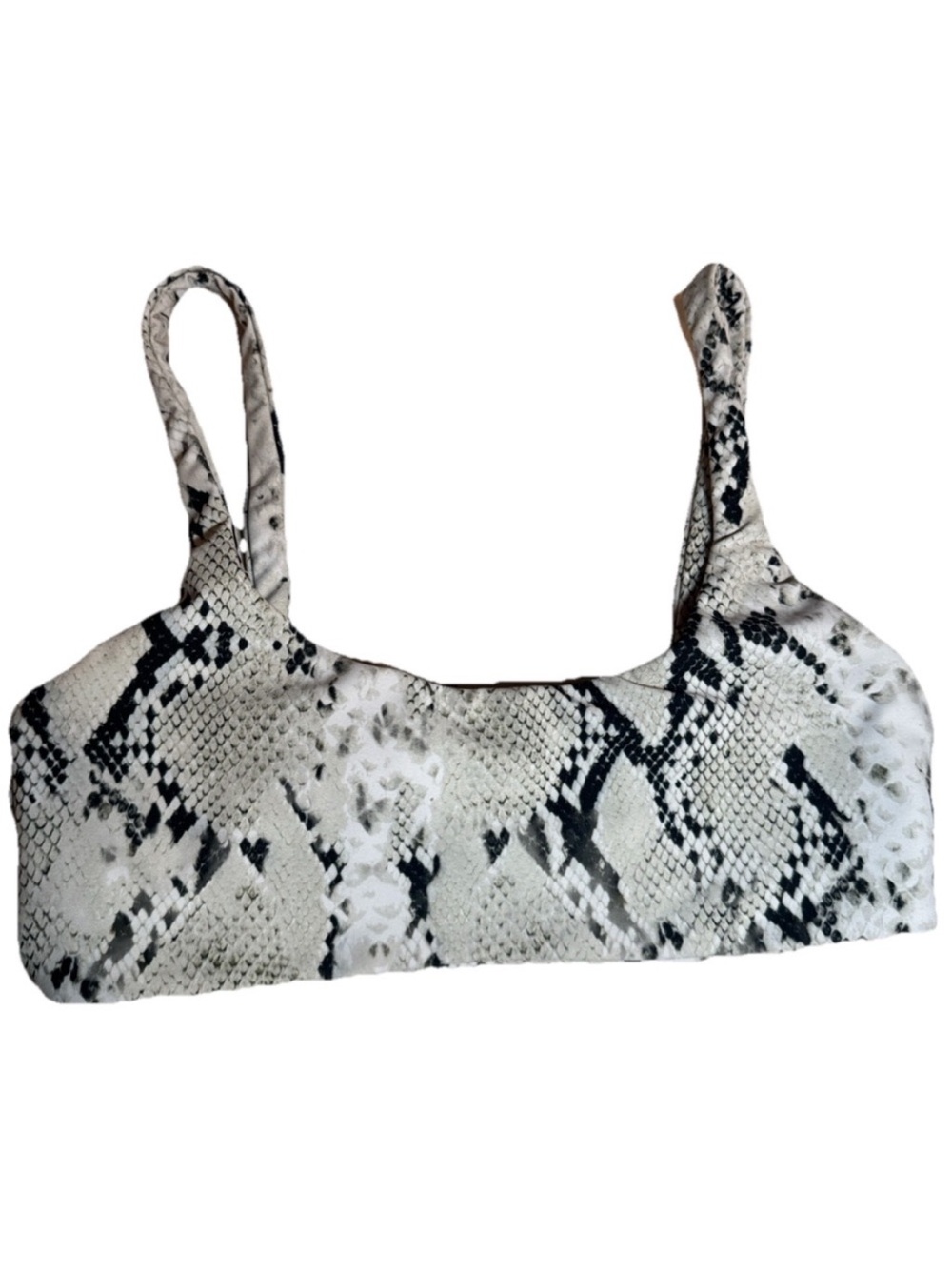 Skatie Snake-Print sports bra size small